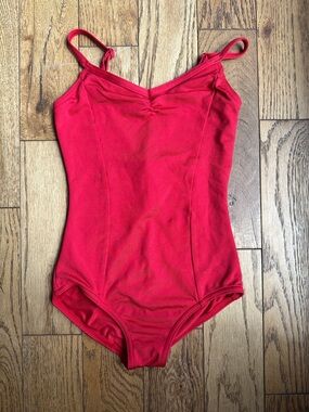 Capezio leotard! Bright Red!